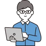 Male Programmer Upper Body SVG Icon